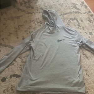 Nike Light Gray Pullover Hoodie